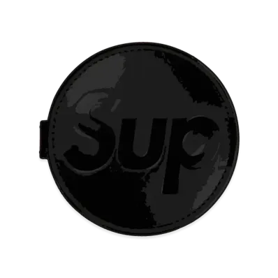 Supreme Leather Pocket Mirror "Black"