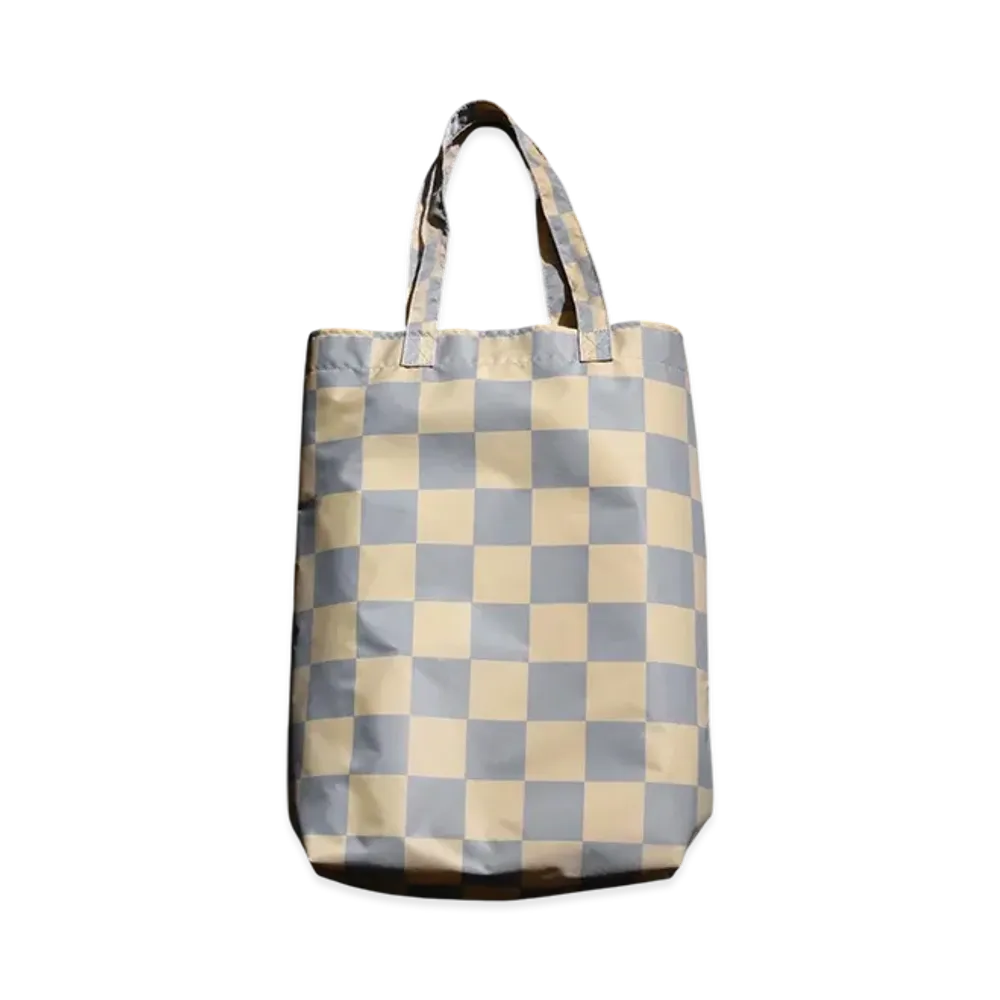 COMME des GARCONS x Onitsuka Tiger Nylon Tote Bag "Ntural/Light Blue"