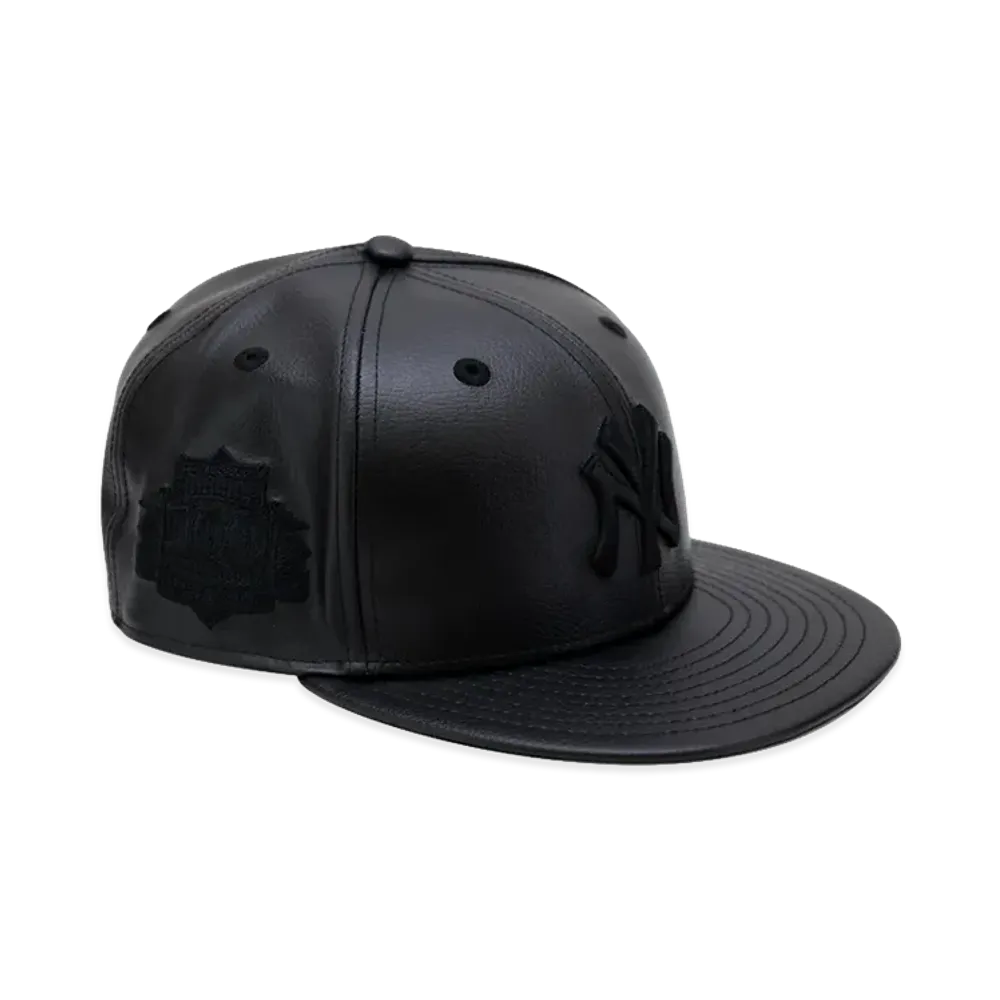 NEW ERA x THE CAP 59Fifty Refined Leather II New York Yankees "Black"