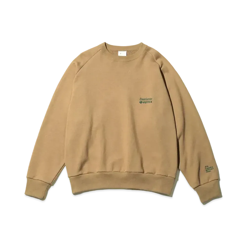 FreshService VIBTEX for Freshservice Sweat Crew Neck Pullover "Beige"