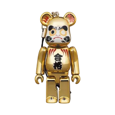 Bearbrick Daruma “GOUKAKU” Gold Plated 2 100%