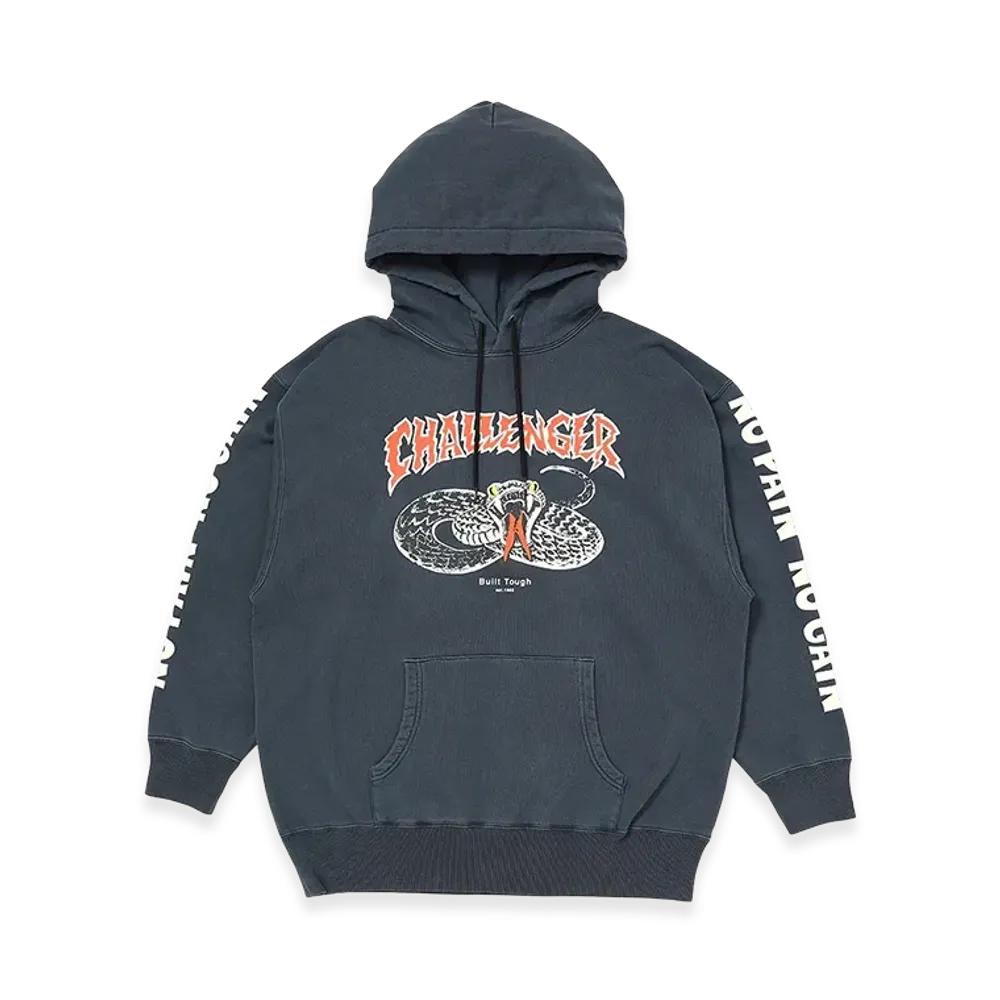 CHALLENGER Snake Hoodie "Pepper Black"