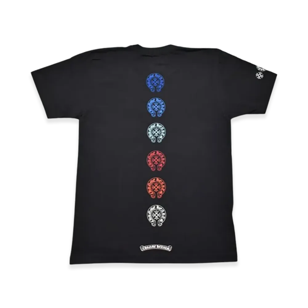 Chrome Hearts Multicolor Horseshoe Tee "Black"
