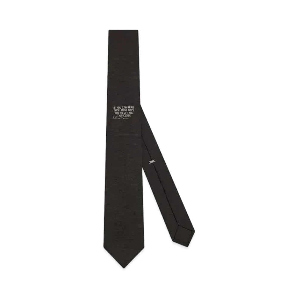 Dior x Cactus Jack Neck Tie "Black"