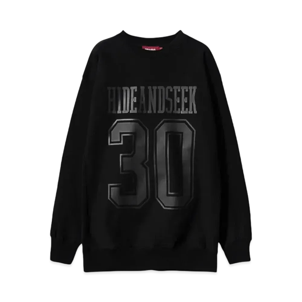 Hide and Seek No 30 Sweat Shirt "BLACK/BLACK"