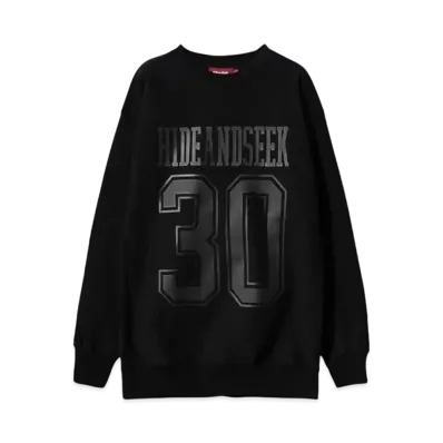 Hide and Seek No 30 Sweat Shirt "BLACK/BLACK"