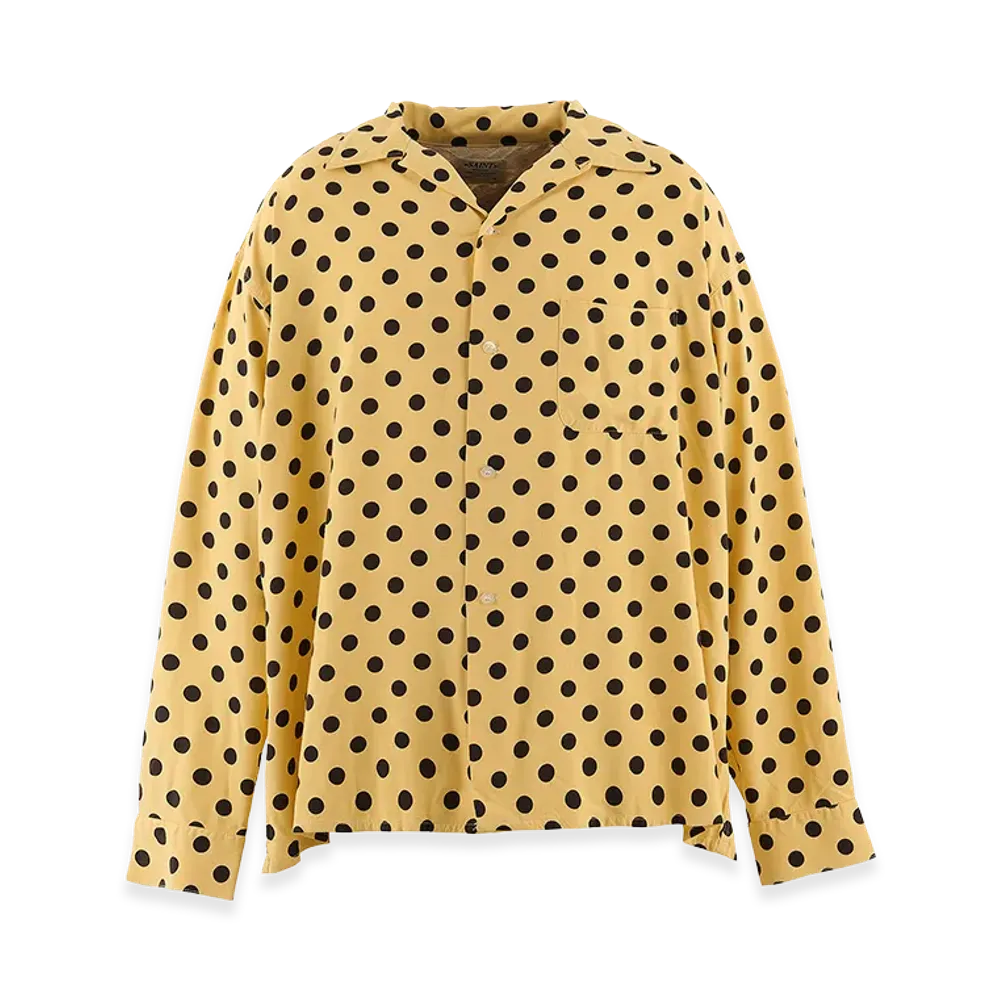 SAINT Mxxxxxx Rayon Shirt Dot "Yellow"