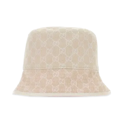 GUCCI Women's GG Fabric Bucket Hat "Ivory"