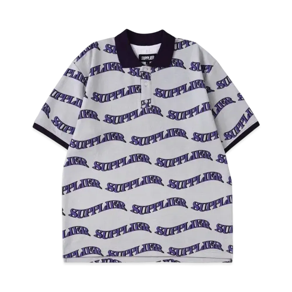 SUPPLIER Wave Logo Polo "Purple"