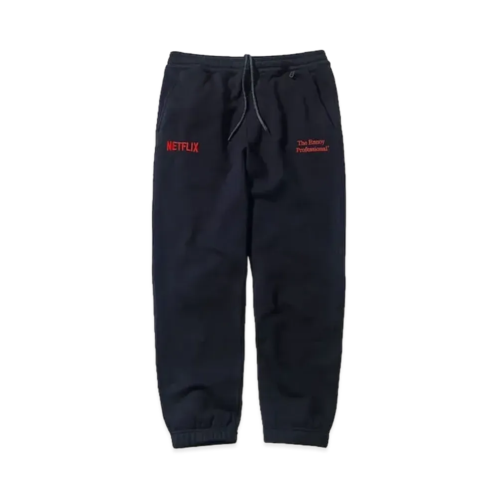 ENNOY Stylistshibutsu x Netflix 23AW Pants "Black/Netflix Red"