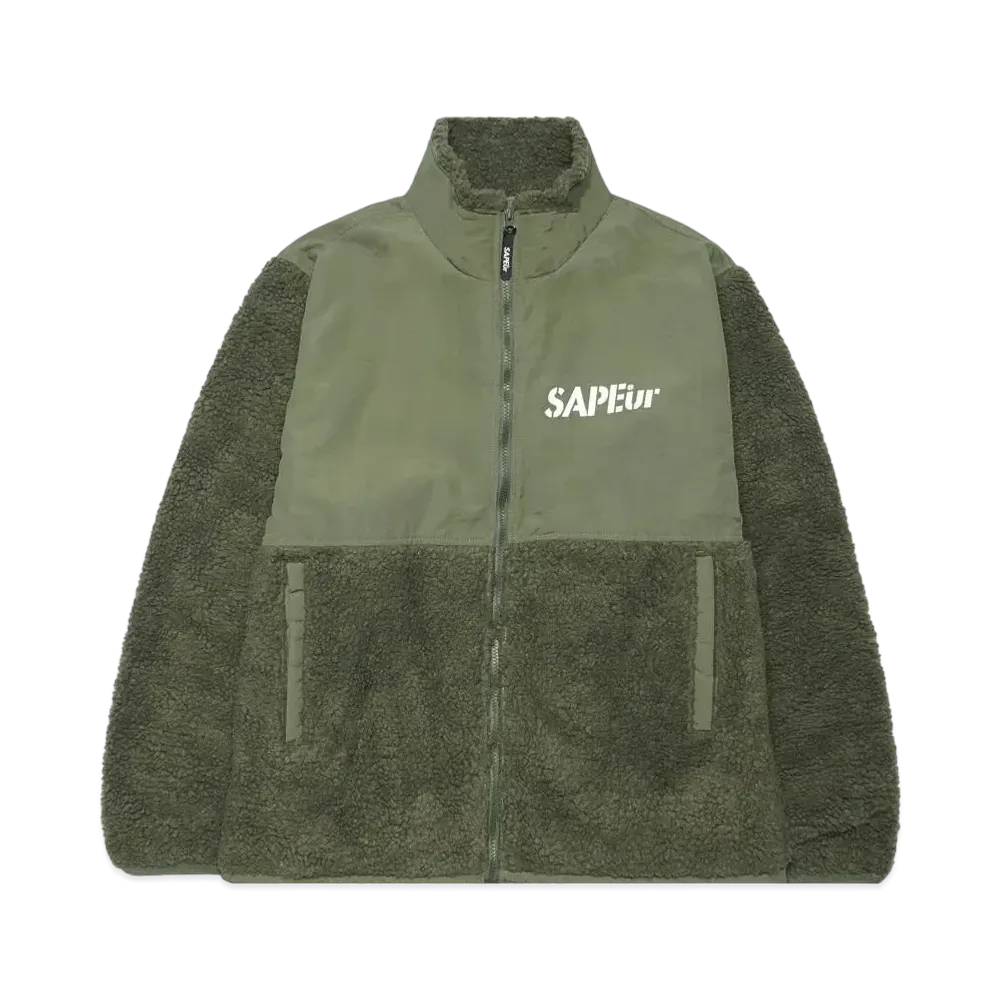 SAPEur LIGHT PILE JACKET "Olive"