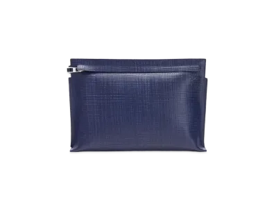 LOEWE T Pouch In Calfskin "Navy Blue"