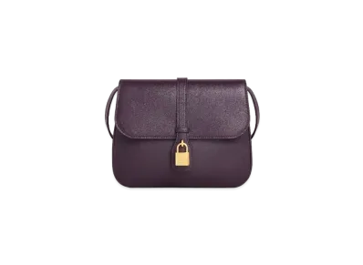 CELINE Medium Tabou In Smooth Calfskin "Aubergine"