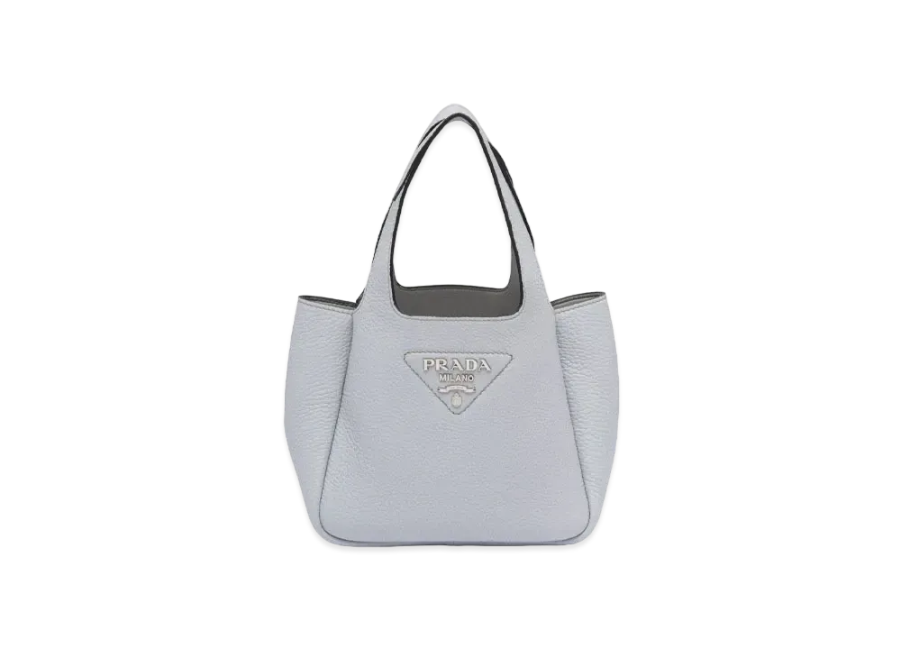 PRADA Fluee Small Leather Tote "Cornflower Blue"