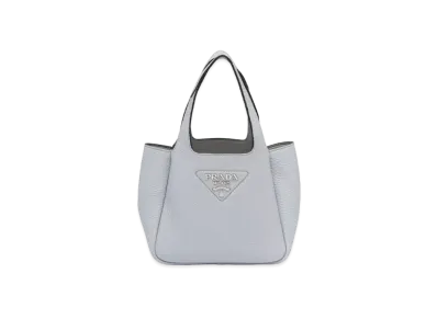 PRADA Fluee Small Leather Tote "Cornflower Blue"