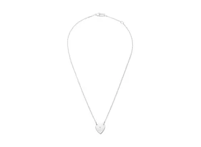 GUCCI Gucci Trademark Heart Motif Stud Necklace