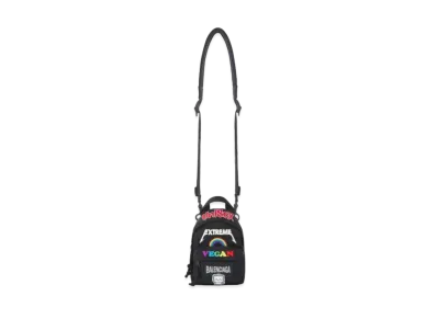 BALENCIAGA Oversized Mini Backpack "Black"