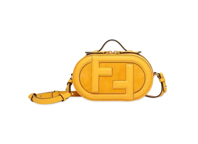 FENDI Cam Small Leather / Suede Mini Bag "Yellow"