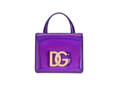 Dolce&Gabbana 3.5 Top Handle Bag Strobo Calfskin "Violet"