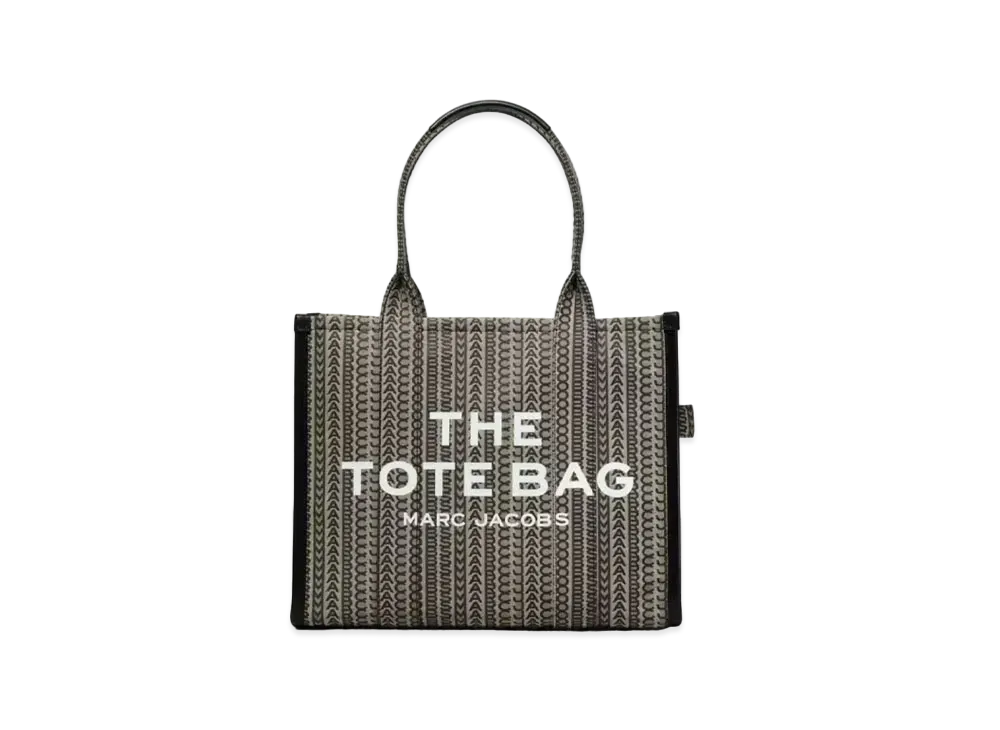 MARC JACOBS Monogram Jacquard Tote Bag "Black"