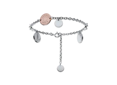 Hermes Confettis Bracelet "Silver/Pink Gold"