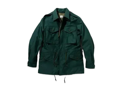 THE REAL McCOY'S COAT, MAN'S, COTTON WIND RESISTANT AGRESSOR "Green"