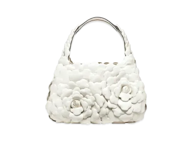 Valentino Small Garavani 03 Rose Edition Atelier Hobo Bag "Ivory"