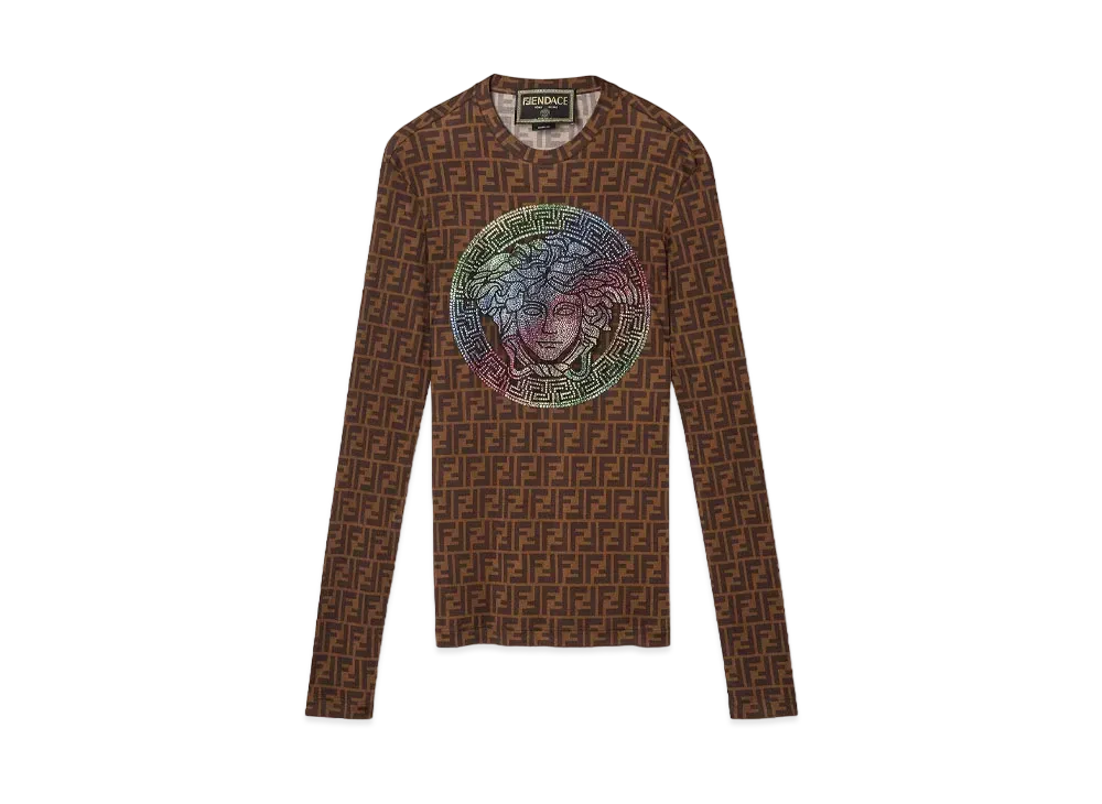 FENDI x Versace Fendace FF T-Shirt "Brown"
