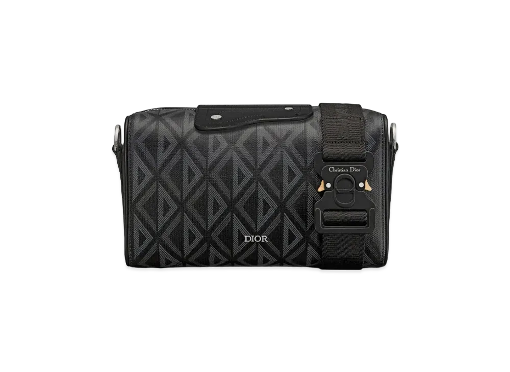 Dior Lingot 22 Bag CD Diamond Canvas "Black"