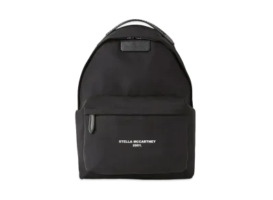 Stella McCartney Falabella Logo Go Backpack "Black/White"