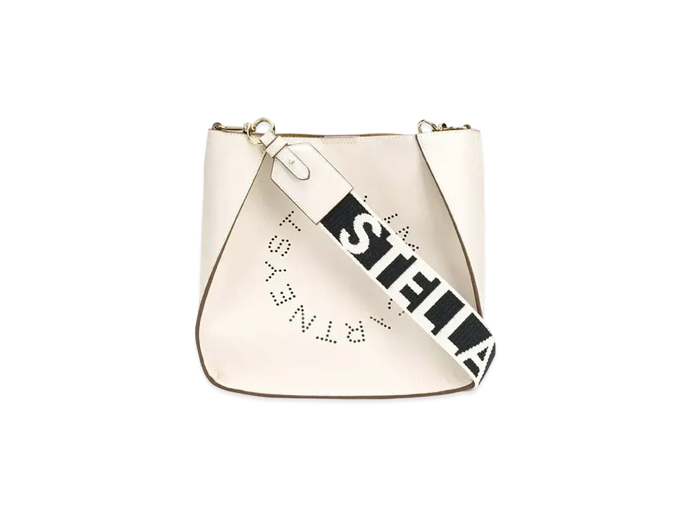 STELLA McCARTNEY Stella Logo Shoulder Bag "Pure White"