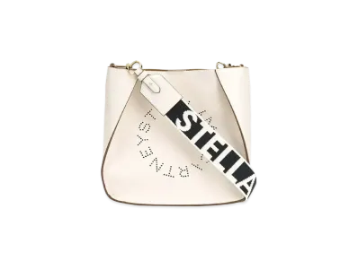 STELLA McCARTNEY Stella Logo Shoulder Bag "Pure White"