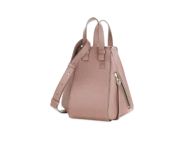 LOEWE Small Hammock Bag In Pebble Grain Calfskin "Dark Blush"