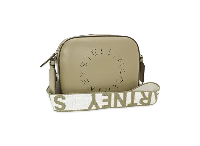 STELLA McCARTNEY Women's Shoulder Bag Stella Logo Mini Camera Bag "Bamboo"