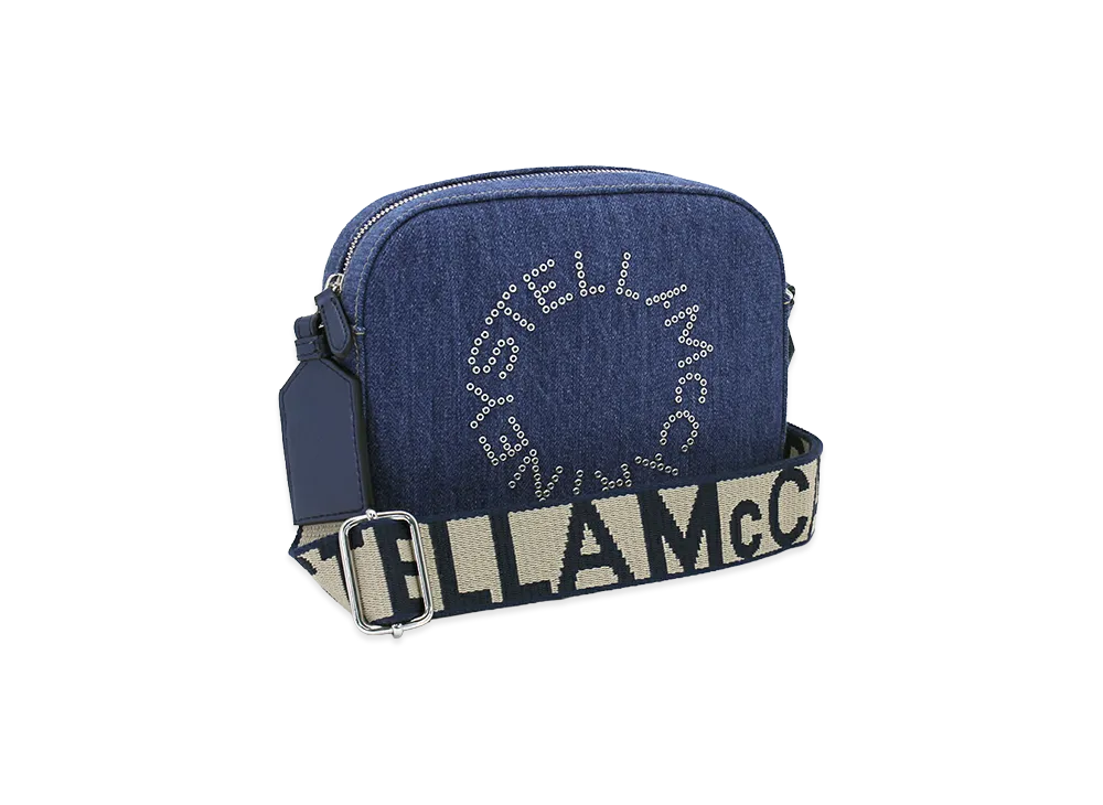 STELLA McCARTNEY Women's Stella Logo Mini Camera Bag "Orion Blue"