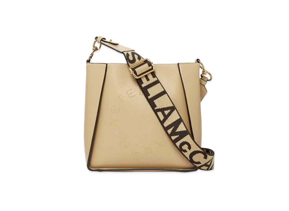 STELLA McCARTNEY Logo Square Crossbody Bag "Butter Yellow"