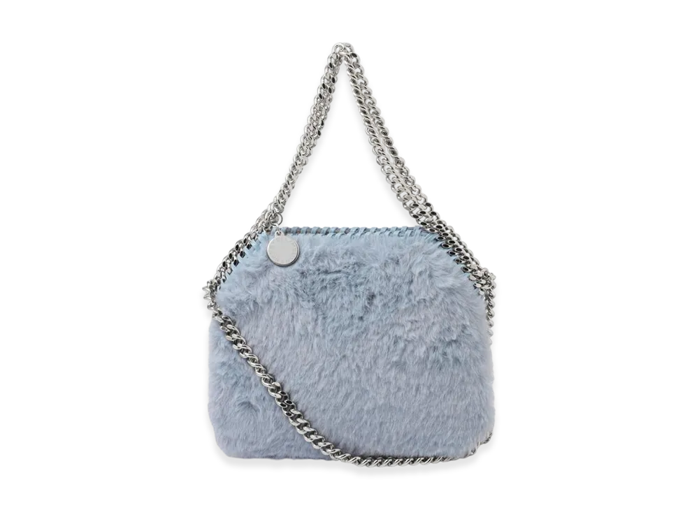 STELLA McCARTNEY Falabella Mini Tote Bag "Baby Blue"