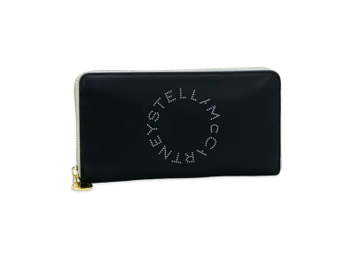 STELLA McCARTNEY Women's Stella Logo Vegan Leather Cruelty-Free "Black"