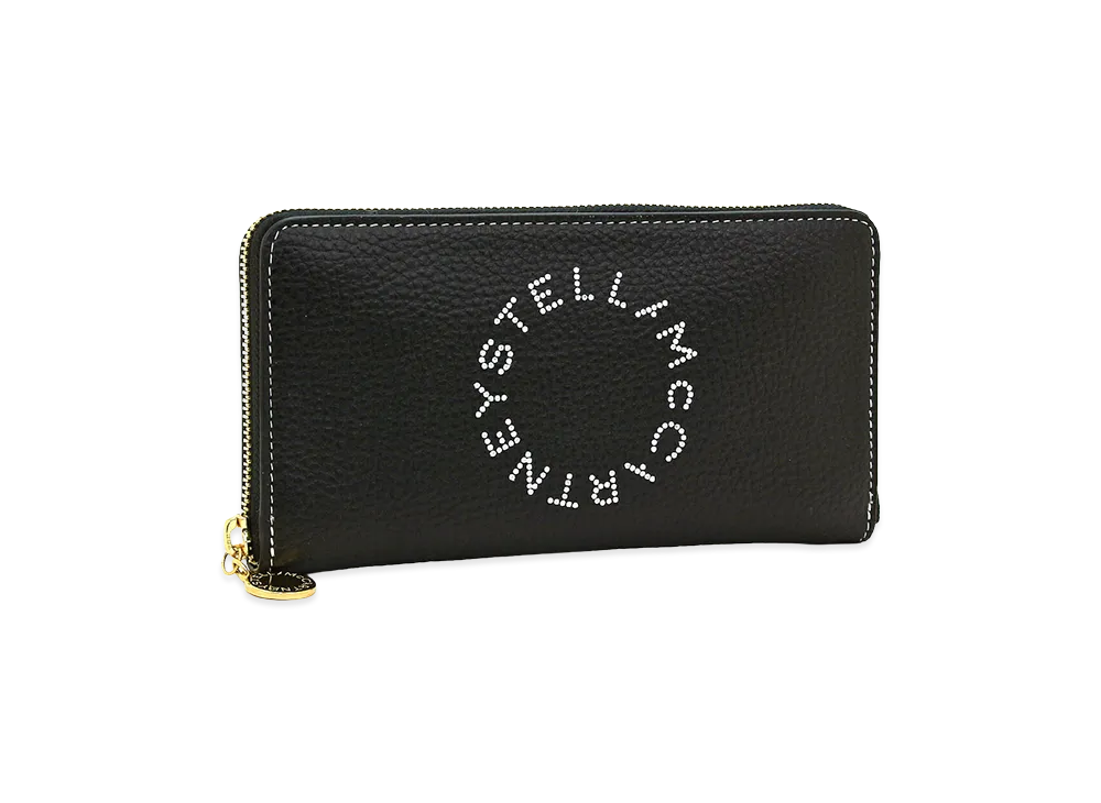 STELLA McCARTNEY Women's Stella Logo Vegan Leather Cruelty-Free "Black"