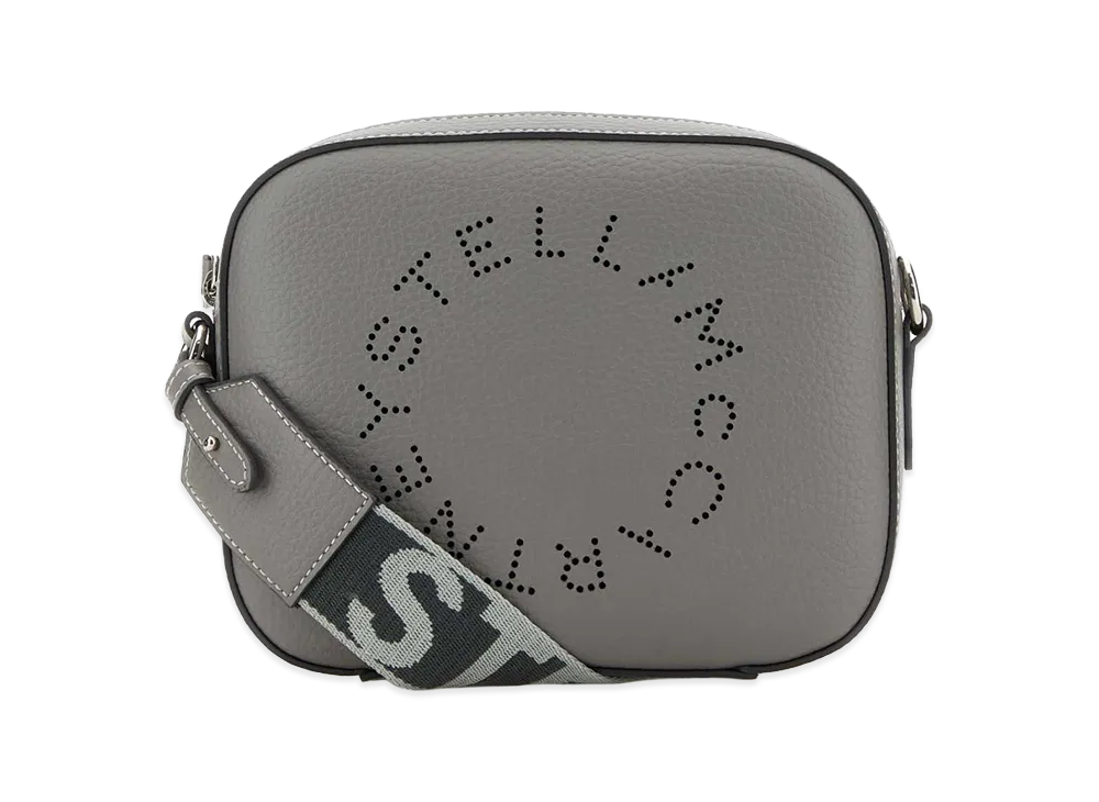 STELLA McCARTNEY Women's Alter Mat Small Stella Logo Crossbody Bag "Gray"