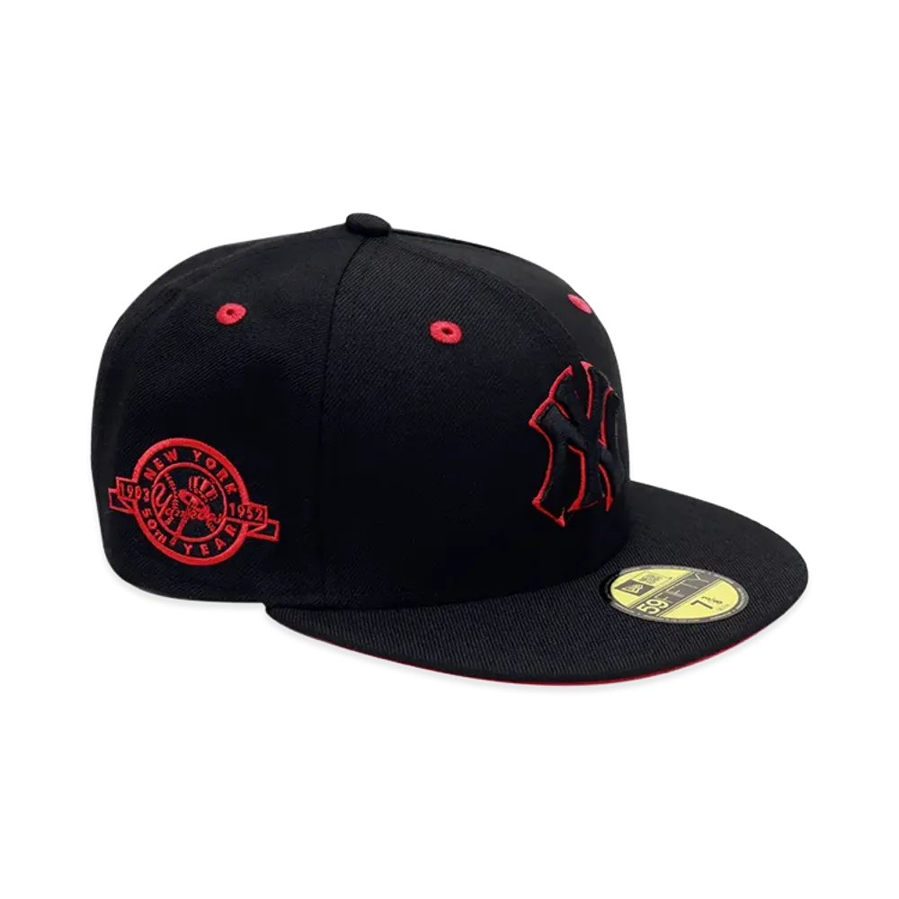 NEW ERA x THE CAP 59Fifty Red Devil II New York Yankees "Black/Red"