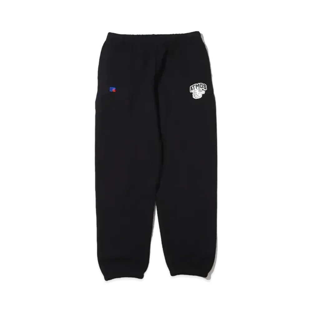 atmos x Russell Eagle Logo Sweat Pants "Black"