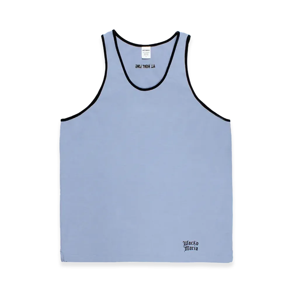WACKO MARIA Ringer Tank Top "Purple"