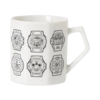 G-Shock Products 14Models Octagon Mug "White"