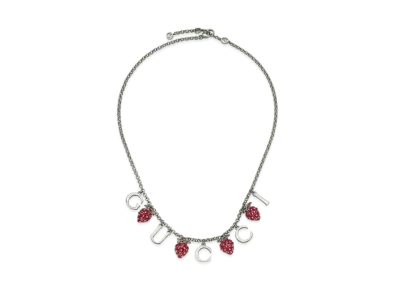 GUCCI Strawberry Charm Necklace
