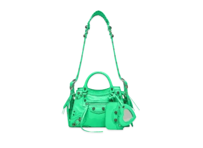 BALENCIAGA Neo Cagole XS Handbag "Green"