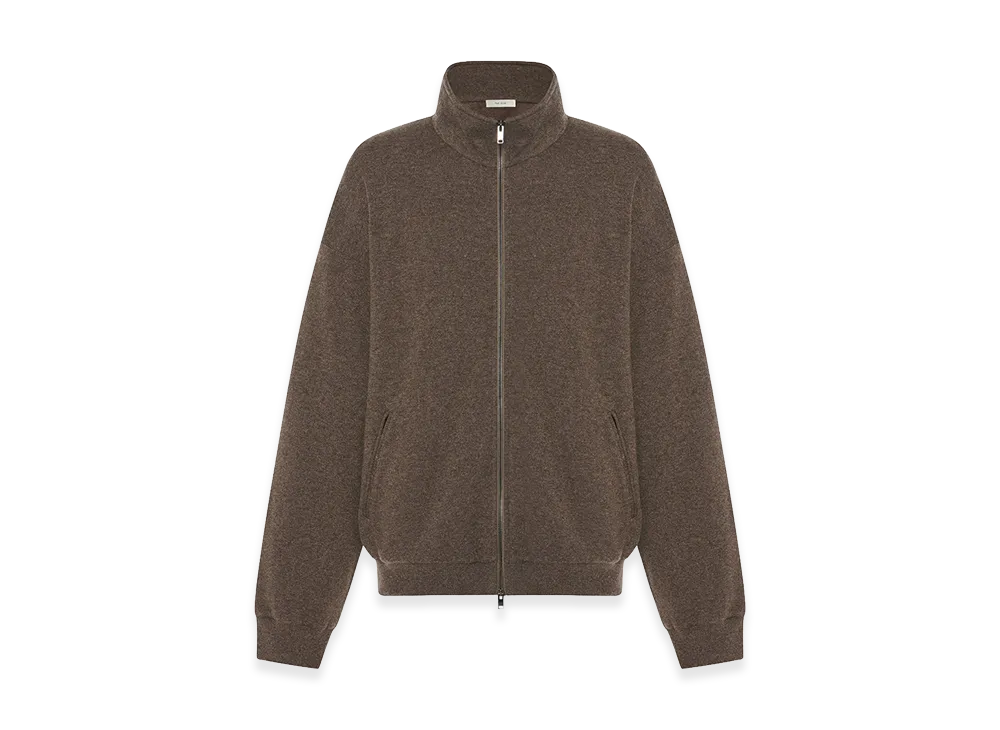 The Row Dazen Cashmere and Cotton Jacket "Brown Melange"