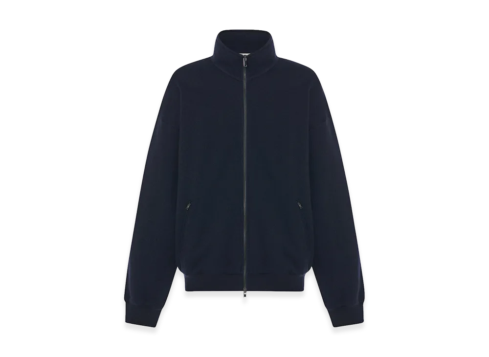 The Row Dazen Cashmere and Cotton Jacket "Navy"