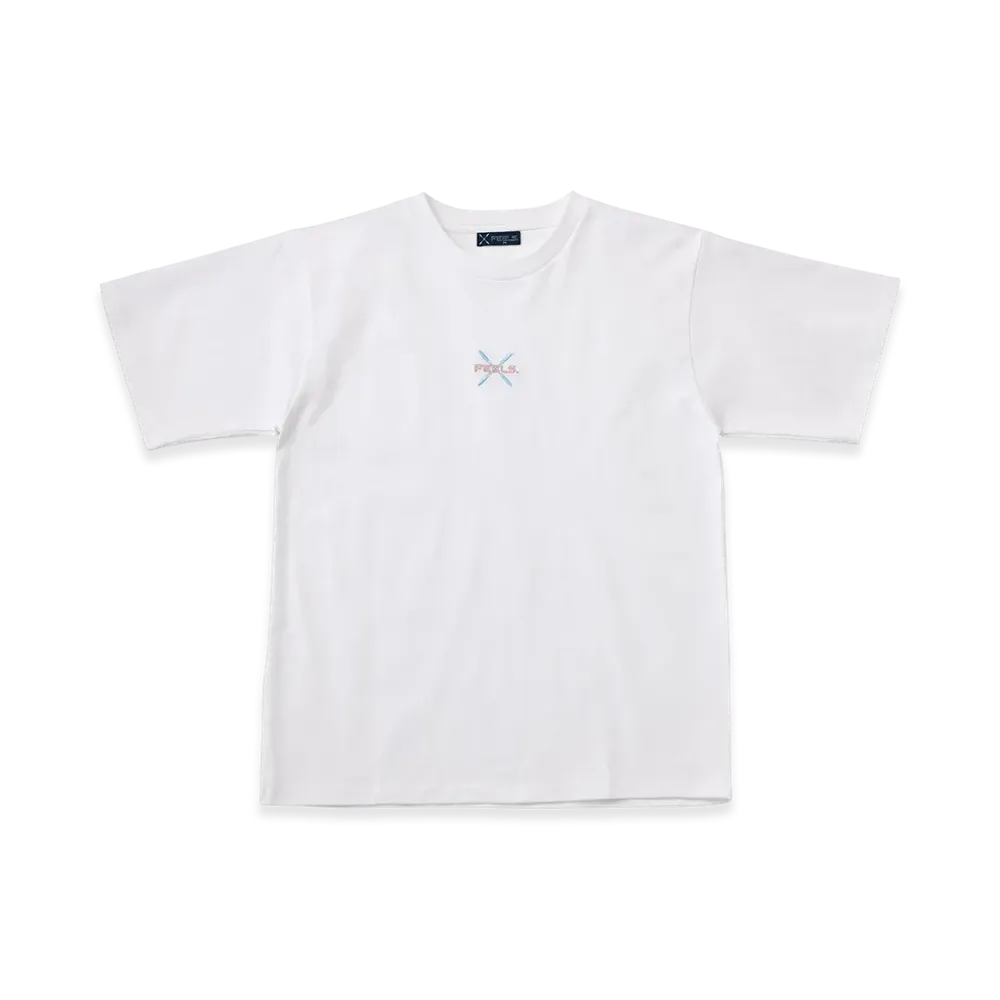 FEELS. Cross Logo T-Shirt "White"