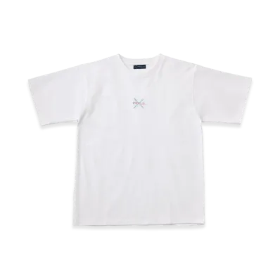 FEELS. Cross Logo T-Shirt "White"